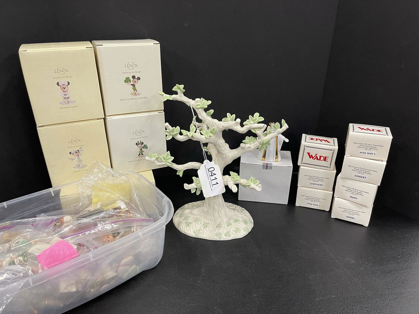 Lenox Tree, Disney Characters , etc: Lenox Luck of the Irish Tree, Lenox Disney Characters, Wade Figurines, etc -