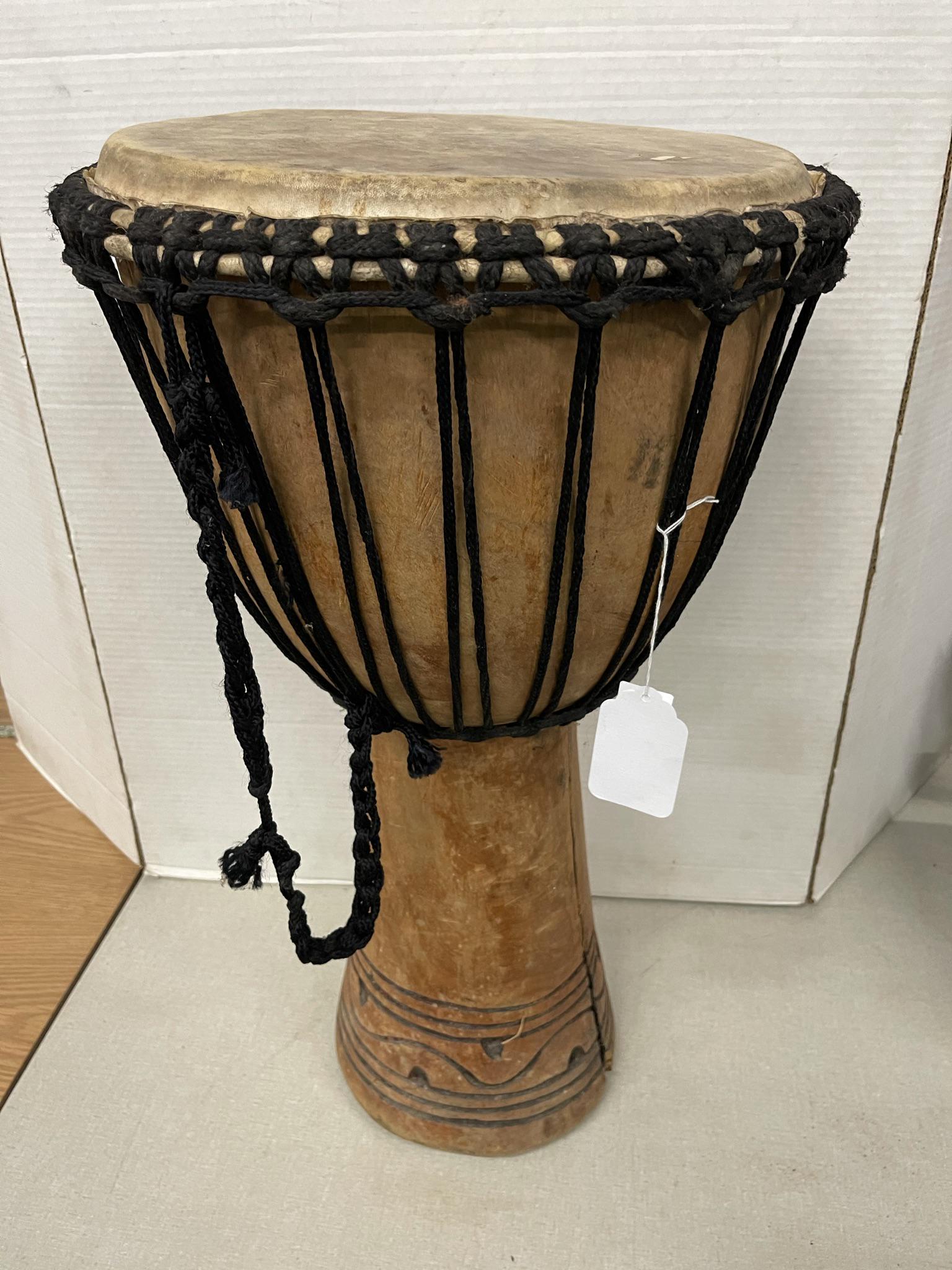 African Drum: African Drum - Approx 25.5 x 14 diameter