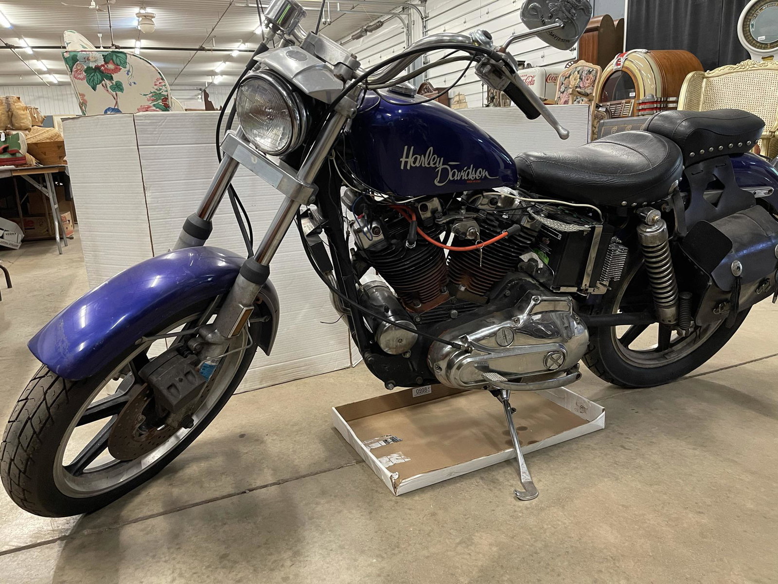 1968 Harley Davidson XLH Sportster Motorcycle: 1968 Harley Davidson XLH Sportster Motorcycle with 2079 Miles -