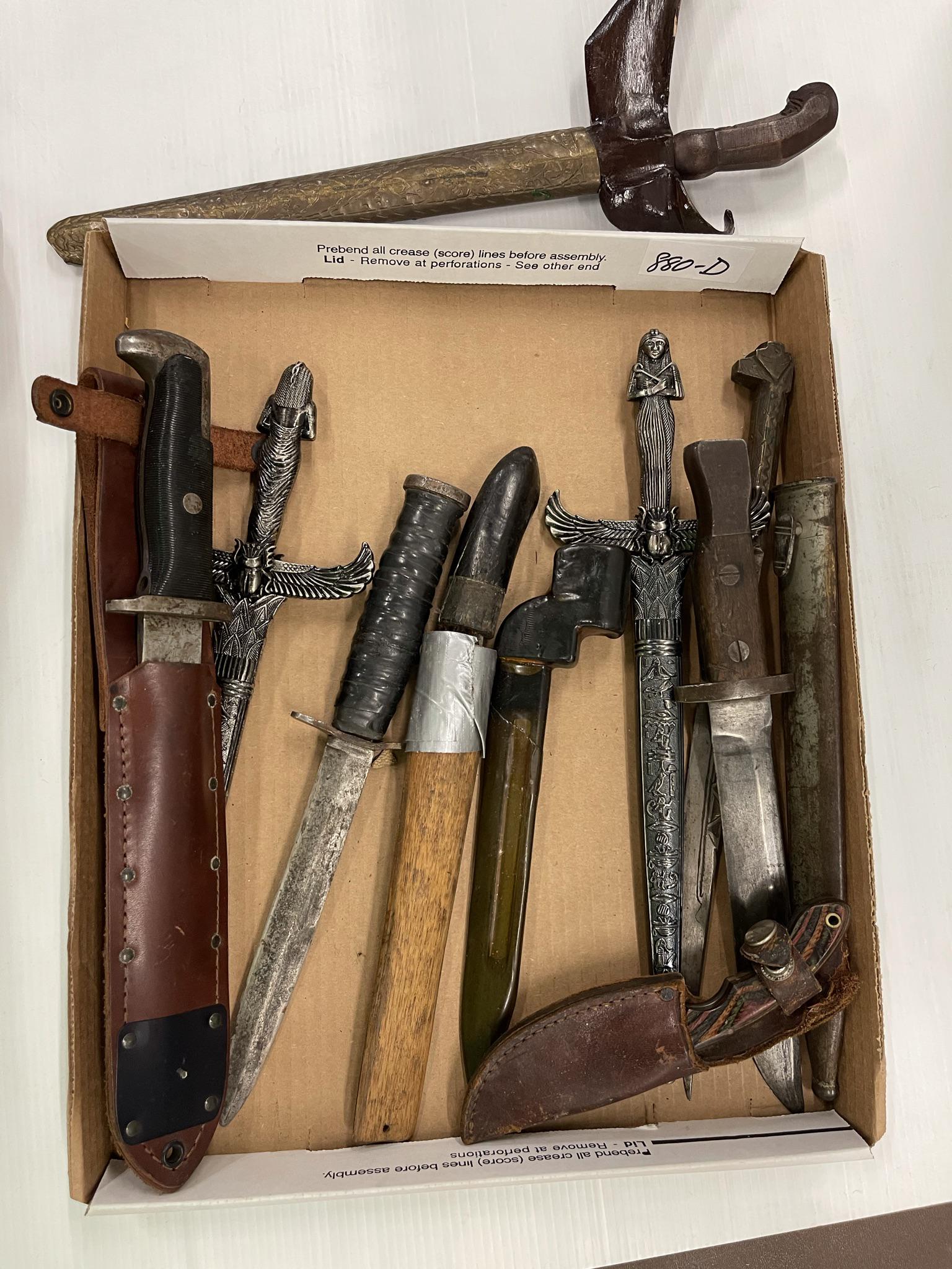 Group of Misc. Knives & Bayonets: Group of Misc. Knives & Bayonets -