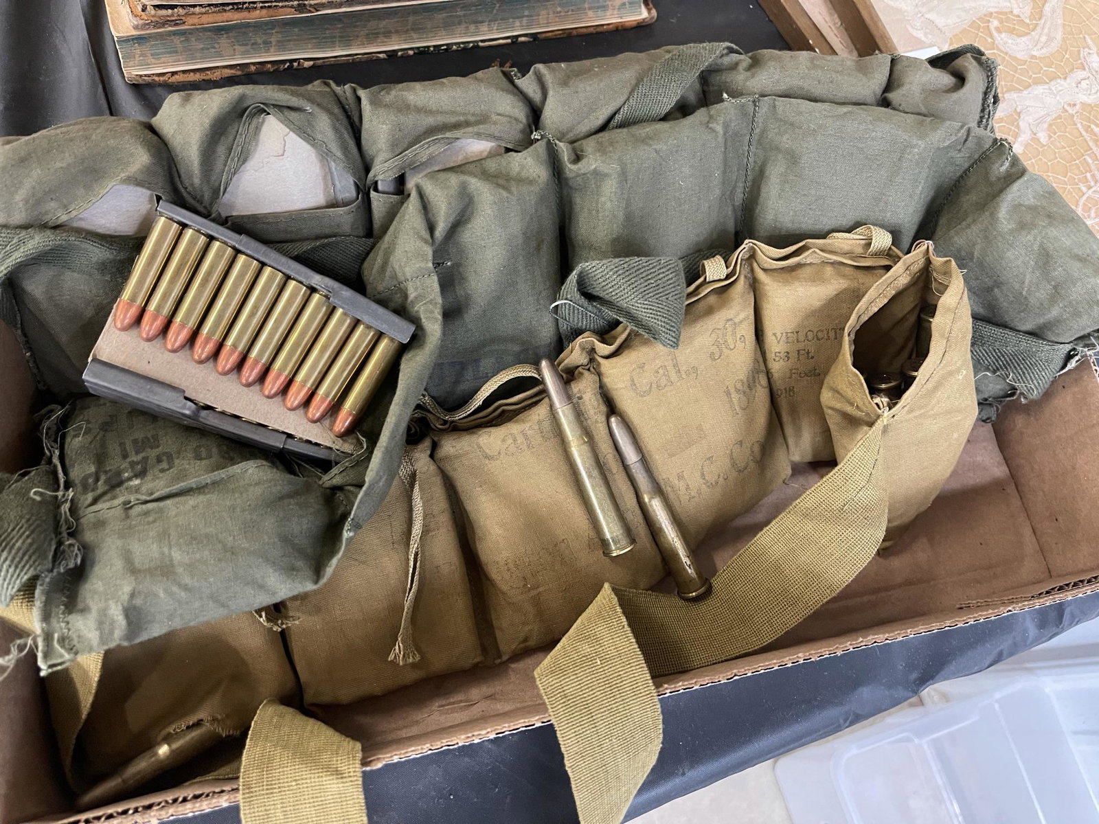 30 Carbine Ammo & 30 Cal. Ammo: 30 Carbine Ammo, Approx. 200 Rounds, 30 Cal. Remington Arms 1898 Ammo Approx. 60 rounds -