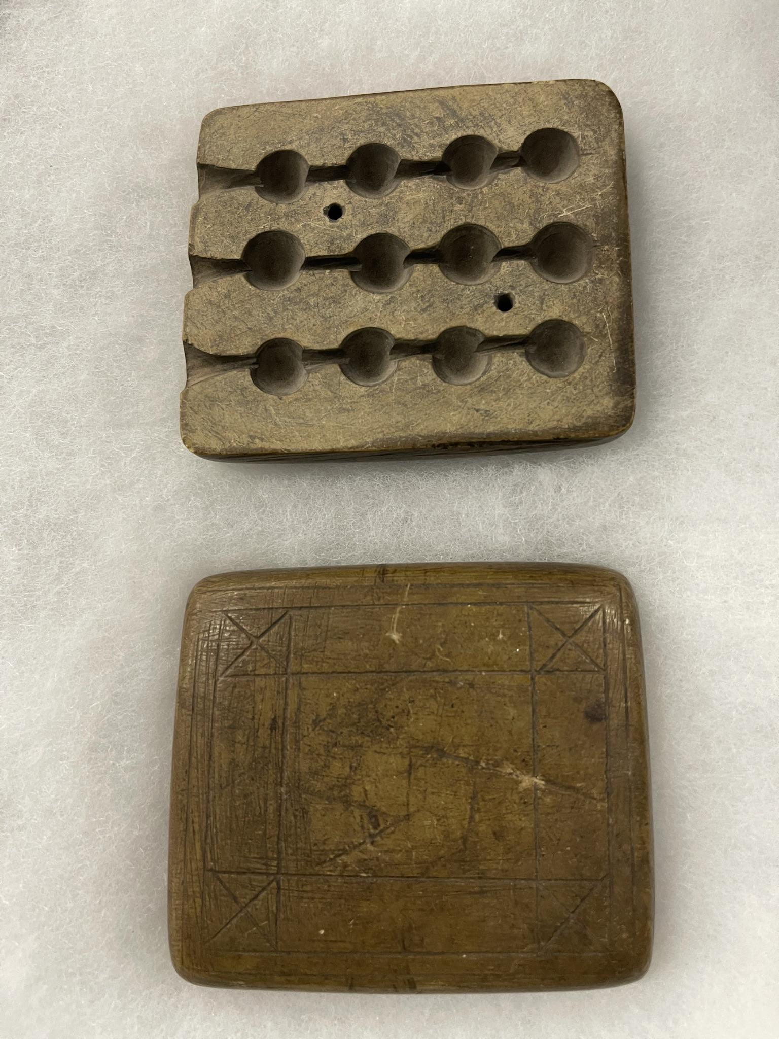 Soapstone Bullet Mold: Soapstone Bullet Mold -