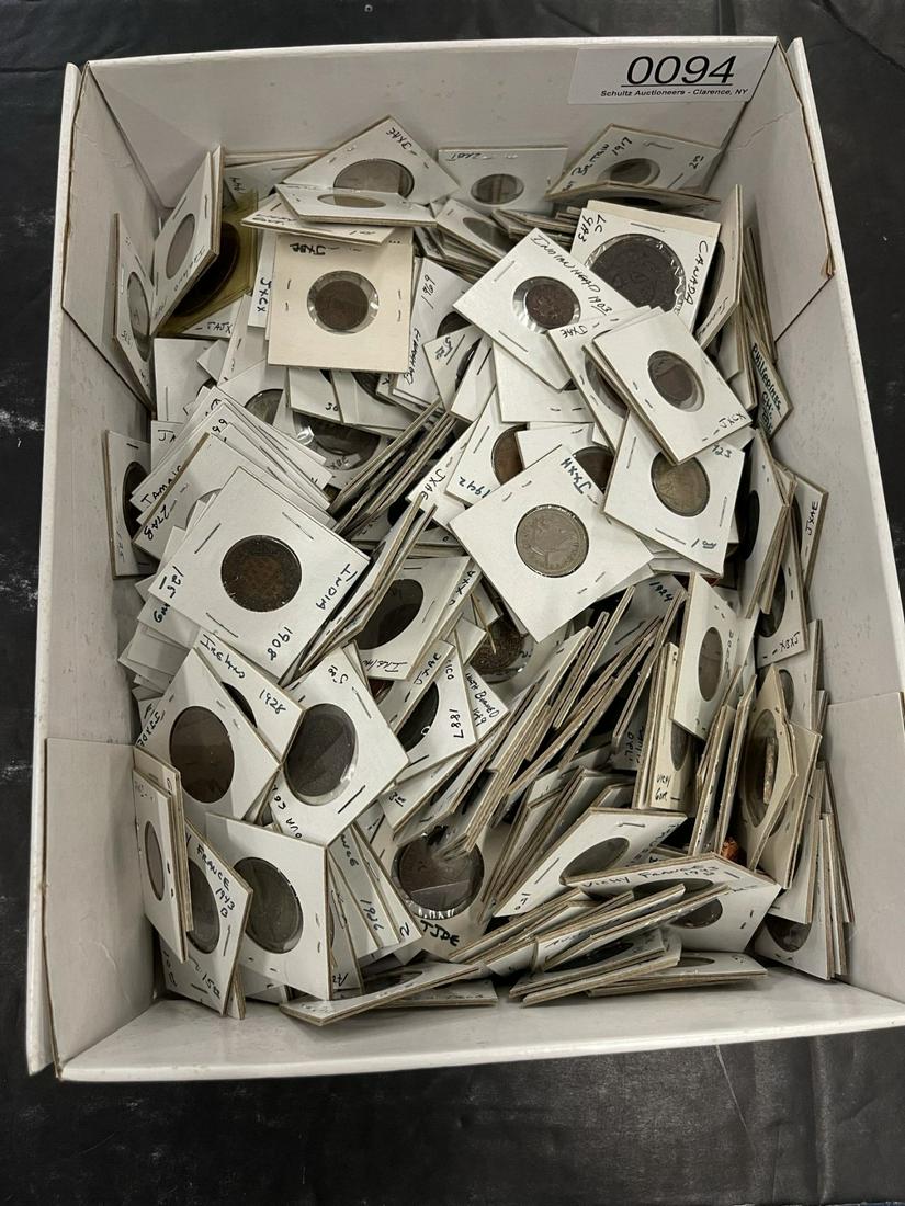 Box Lot of Misc. Foreign Coins (1 of 5)