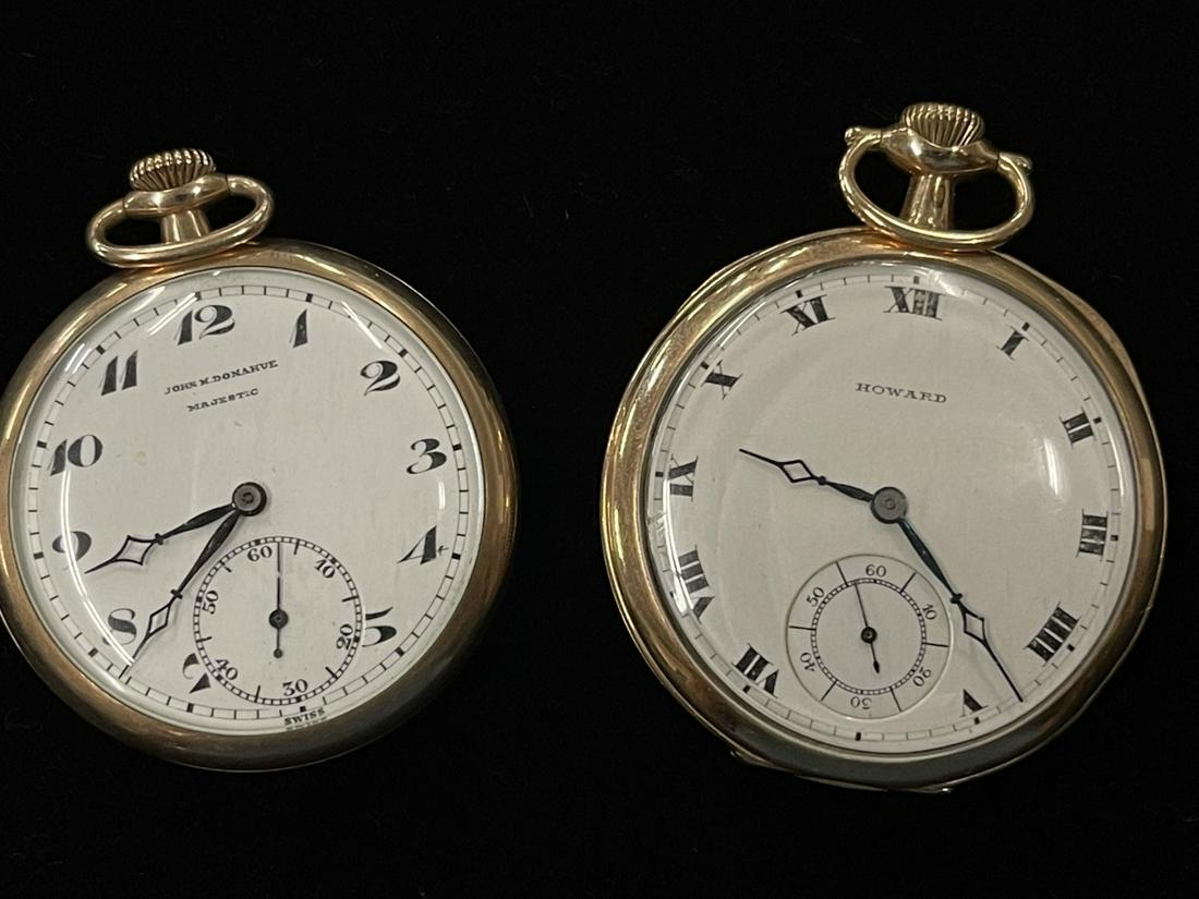 2 Pocket Watches incl. Howard & Gold Filled (1 of 4)