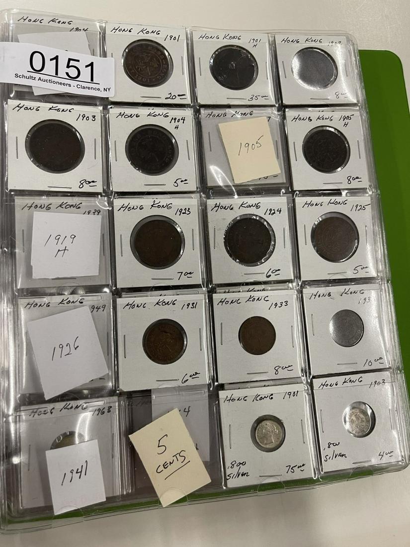 Lot of Misc Coins from Hong Kong (1 of 8)