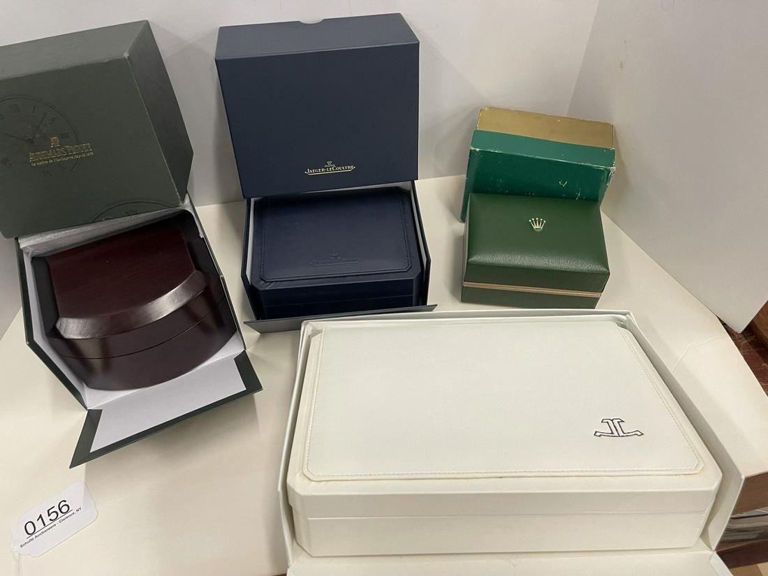 2 Jaeger Le Coultre Watch Boxes & Rolex Box etc (1 of 2)