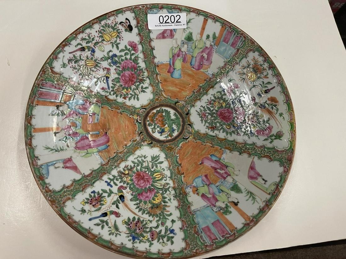 Large Rose Medallion Charger (1 of 3)