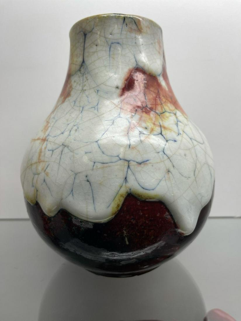 Royal Doulton Chang Vase, Signed Noke (1 of 4)