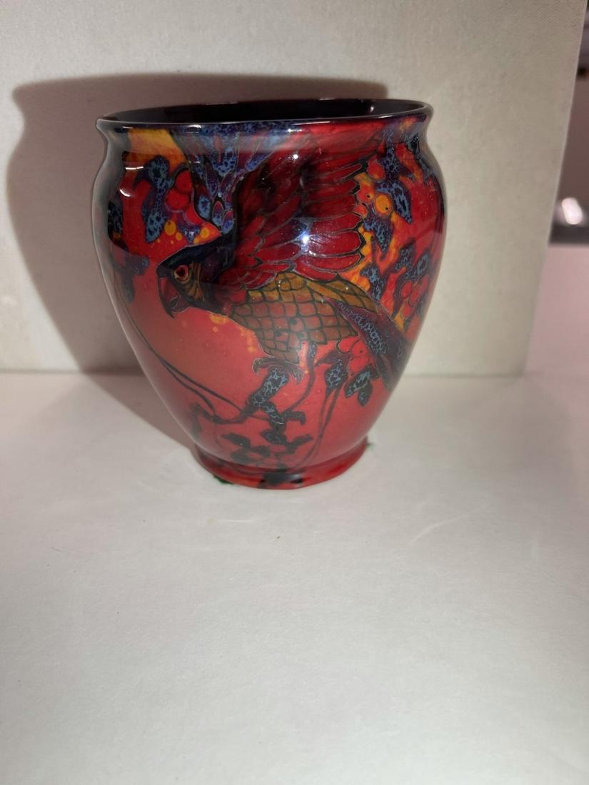 Royal Doulton Sung Vase with Parrot (1 of 6)