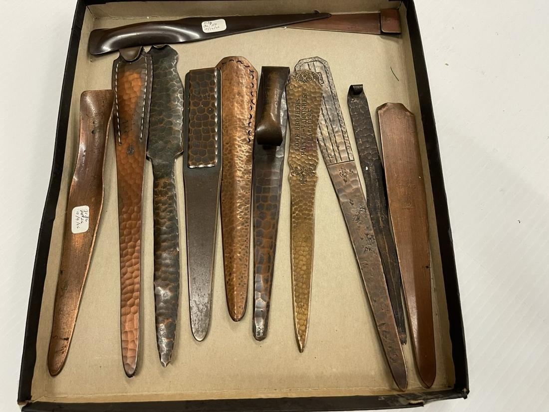 Roycroft Letter Openers, Collection of 12 total (1 of 4)