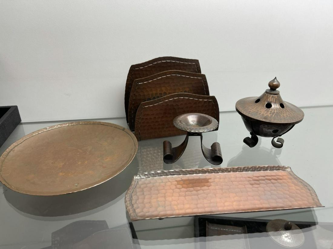 Roycroft 5 pc Lot incl Incense Burner (1 of 2)