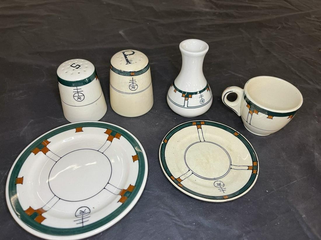 6 PCS Roycroft China including Cup and Saucer etc (1 of 3)