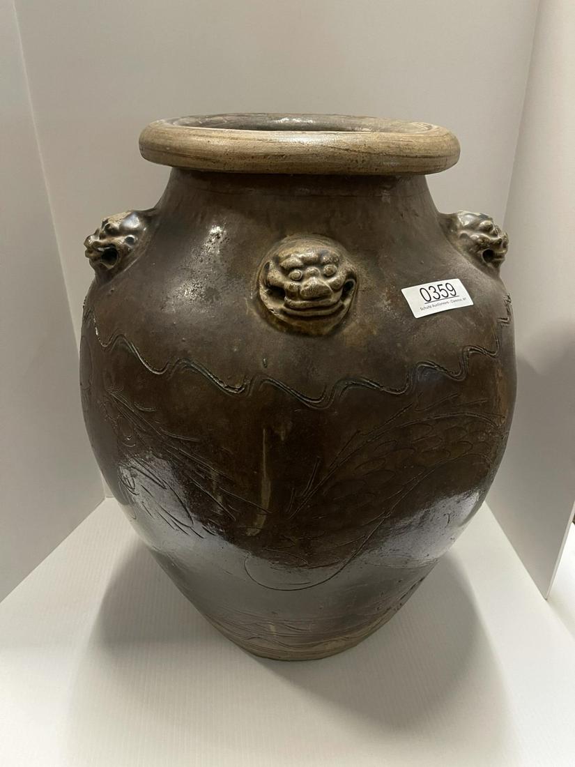 Korean Pottery Storage Jar (1 of 4)