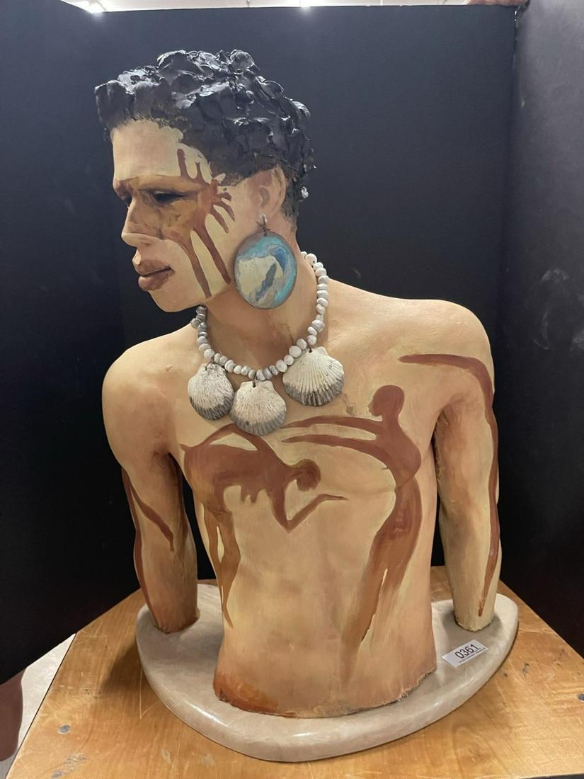 Woodrow Nash Signed African Sculpture (1 of 4)