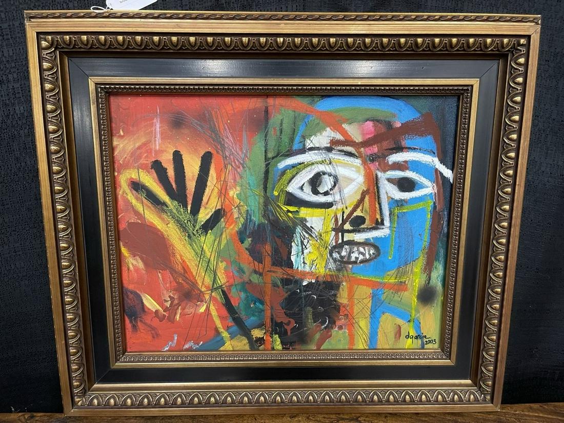 Daniel Garcia, Mixed Media on Canvas 2003 (1 of 3)