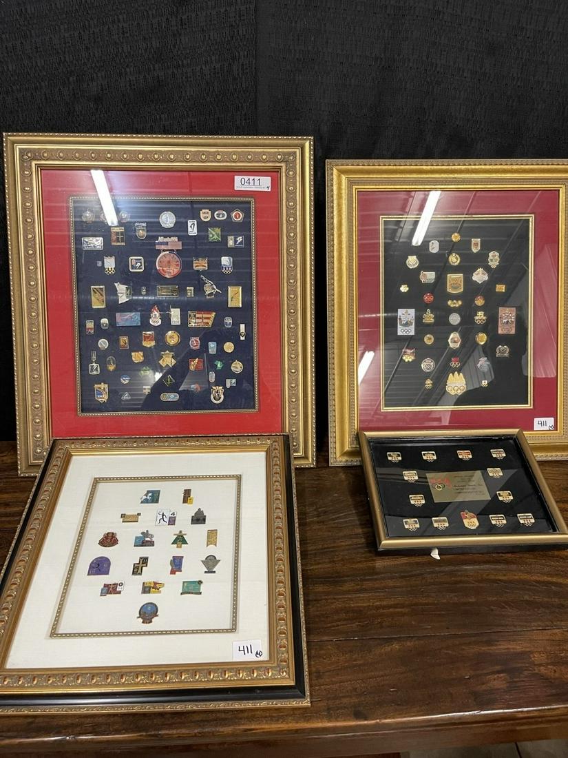 4 Framed Olympic Pin Collection (1 of 5)