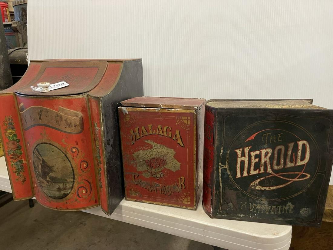 3 Tin Boxes, Spices and Teas (1 of 5)