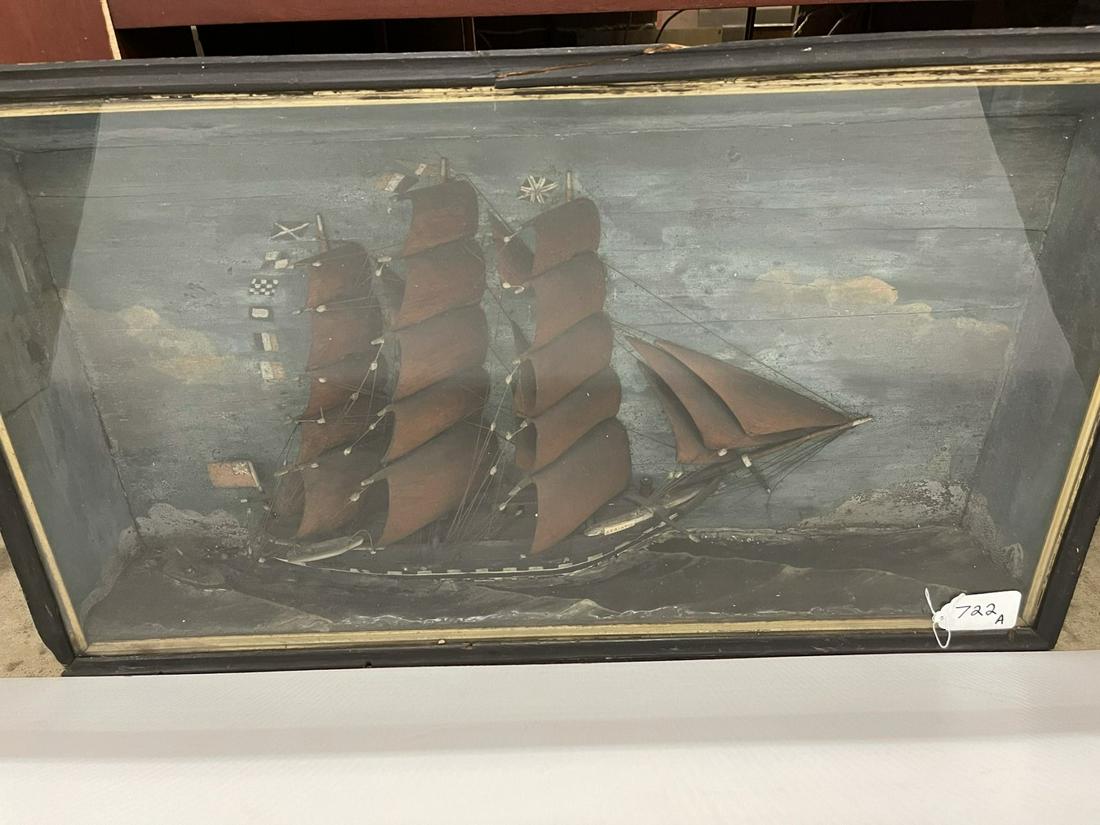 Tall Ship (Adriatic) Half Hull Diorama (1 of 5)