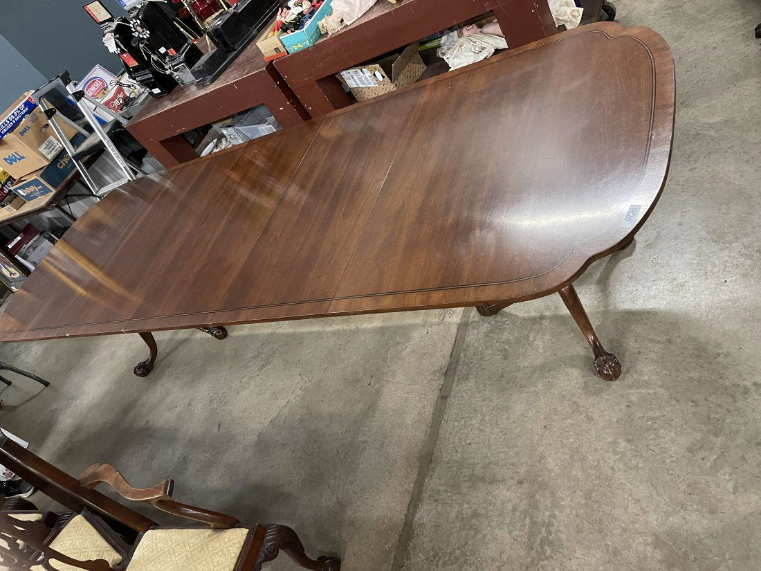 Chippendale Style Dining Table (1 of 4)