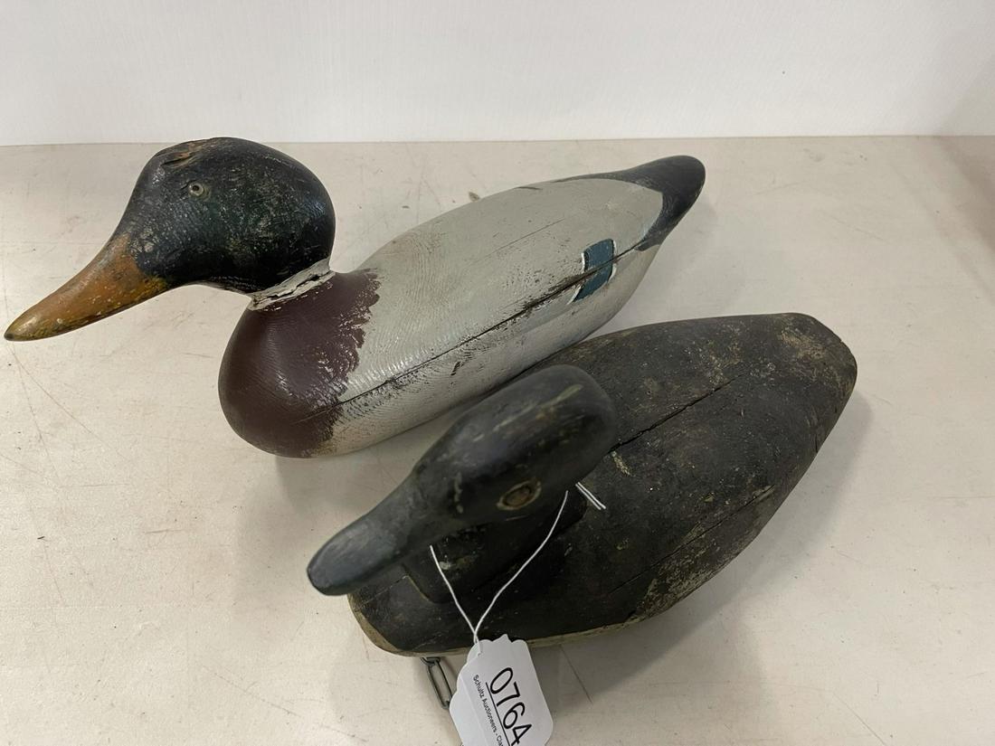2 Hand Carved Working Decoys (1 of 5)