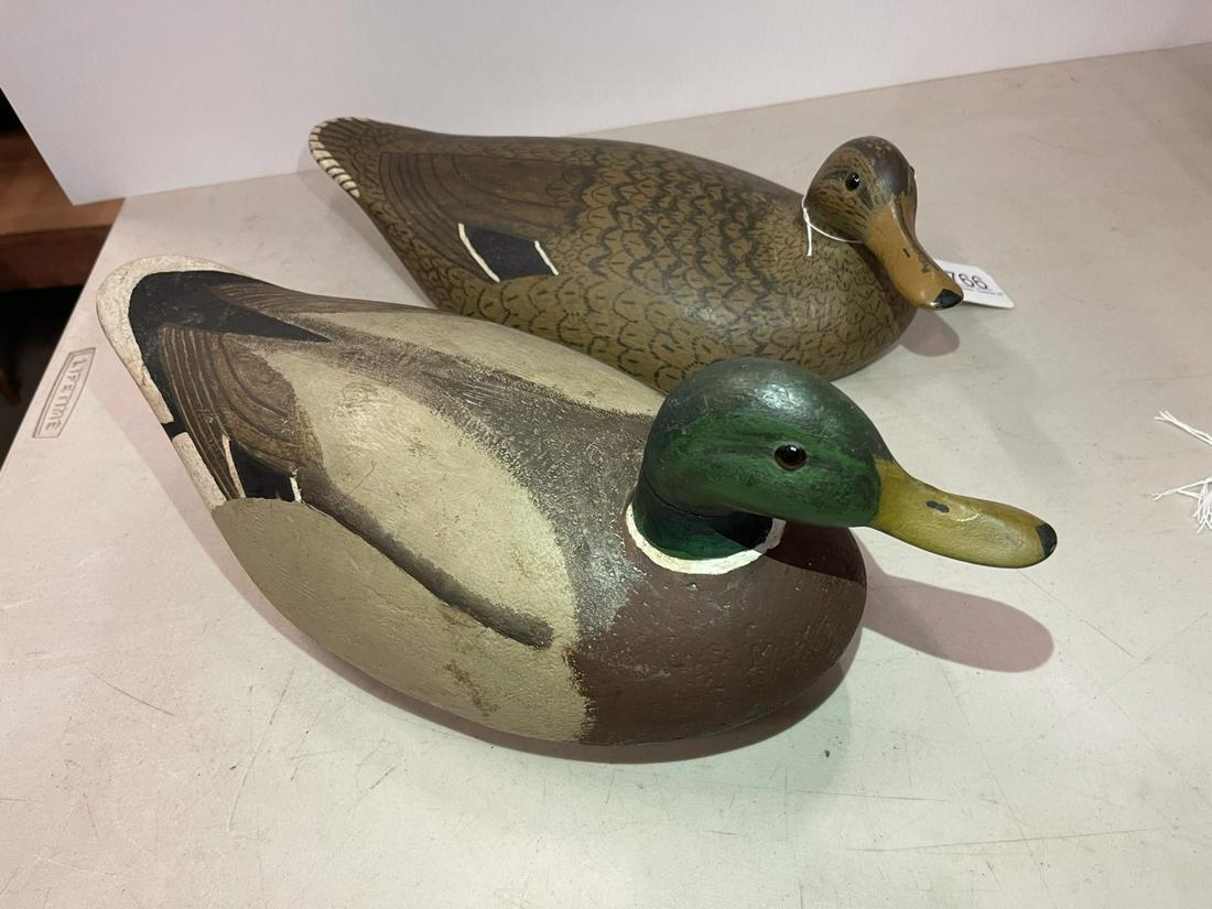 2 Hand Carved Decoys (1 of 10)