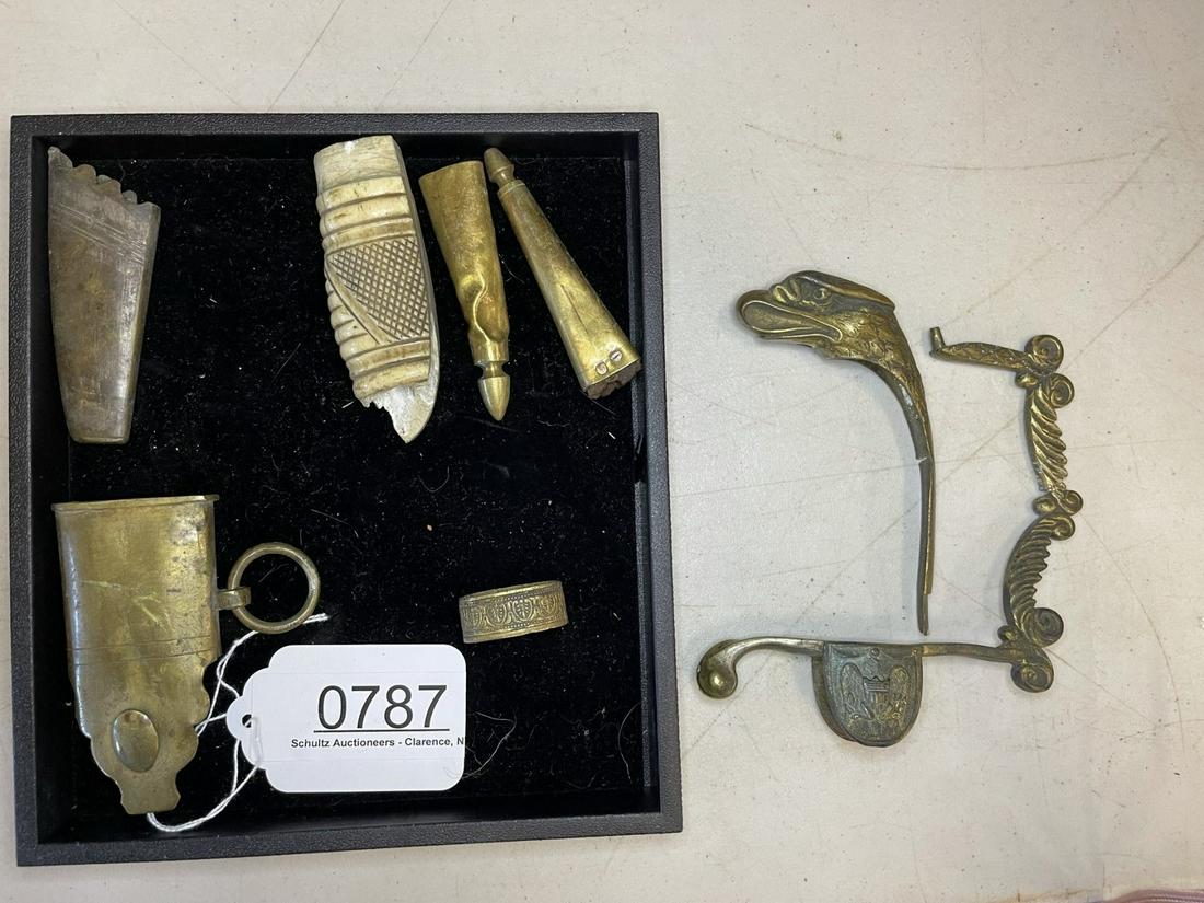 Lot of Early Sword & Sabre Parts (1 of 2)