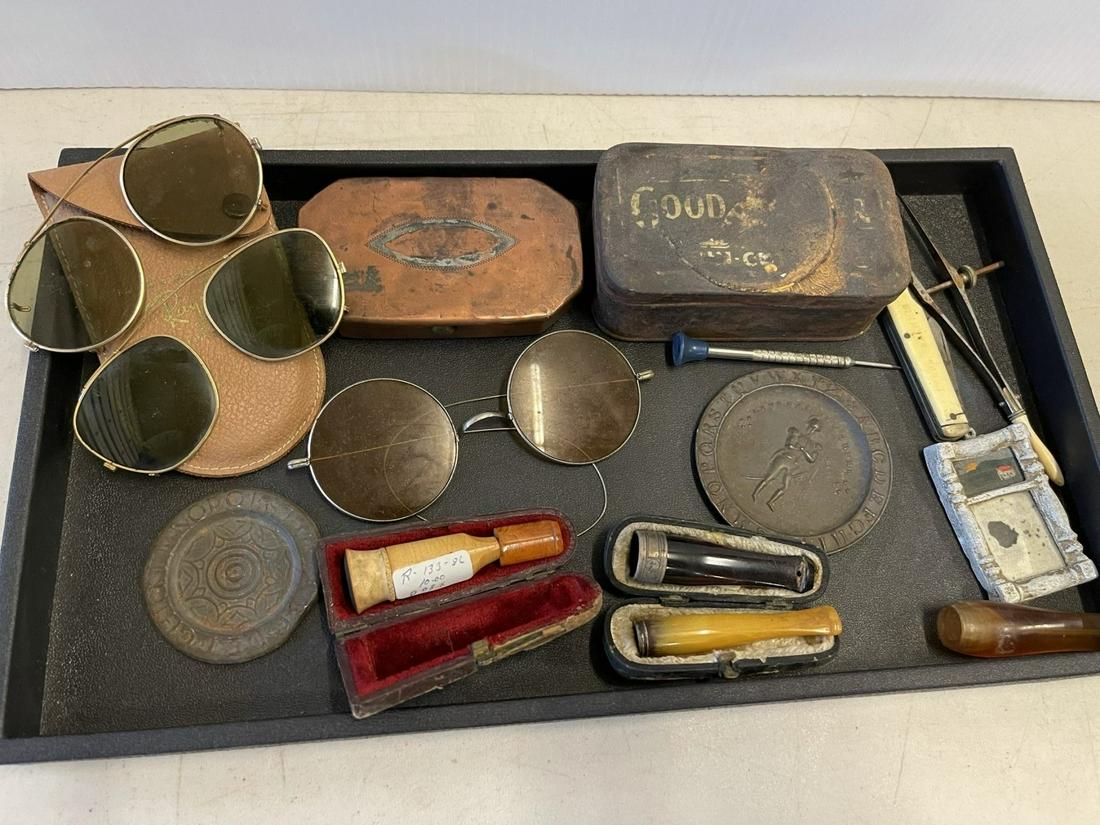 Mixed Lot Cigarette Holders, Sunglasses, Etc (1 of 2)