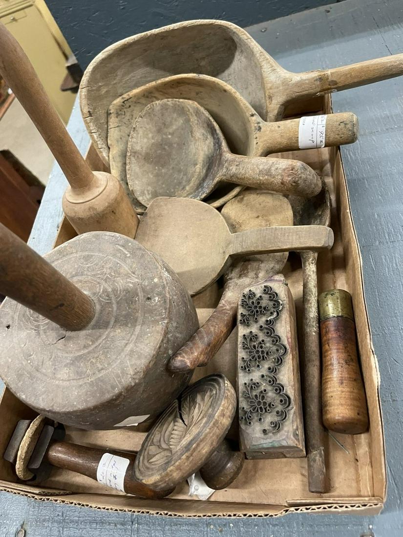 Lot of Wooden Items incl. Spoons, etc (1 of 1)