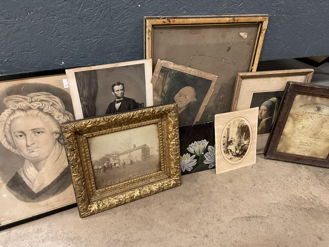 Lot of Frames, Prints, Photographs, etc (1 of 2)