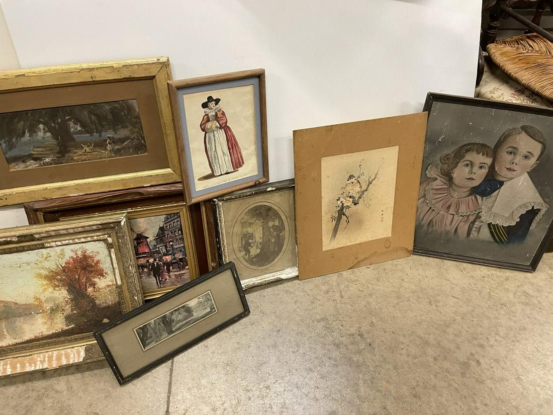 Large Lot of Frames, Prints, Artwork, Etc (1 of 5)