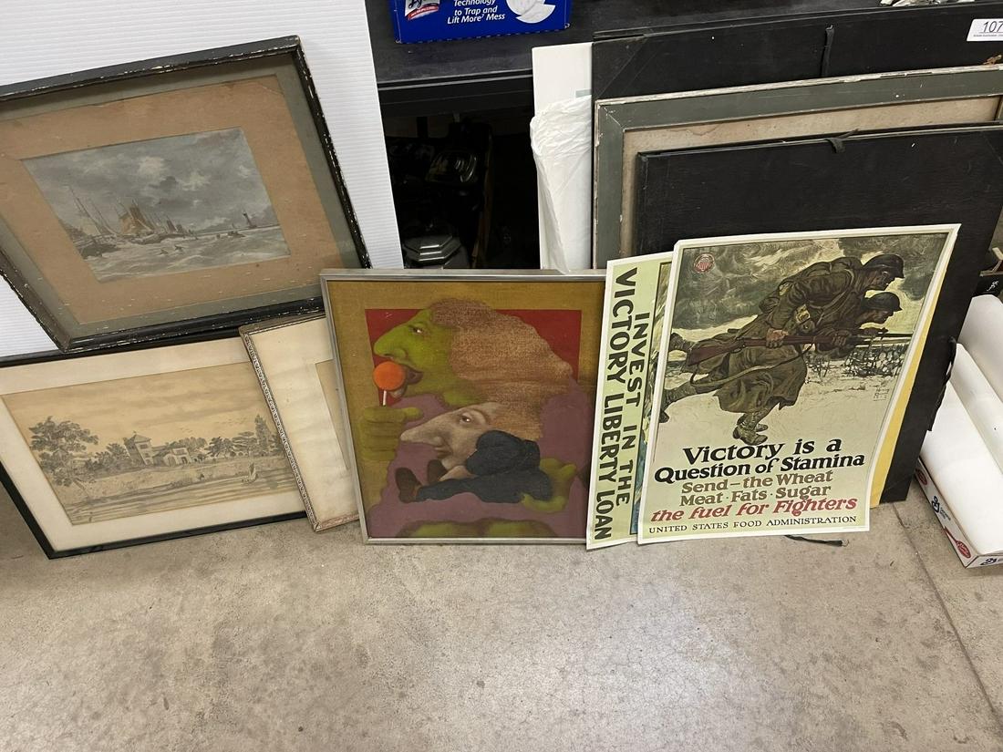 Prints, Artwork, Civil War, & Indian Prints, Etc (1 of 8)