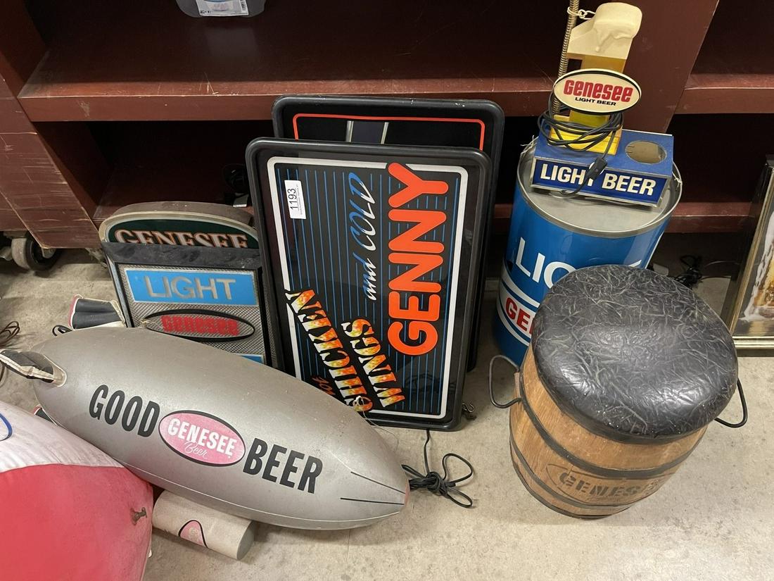 Genesee Beer Advertising Items (1 of 3)