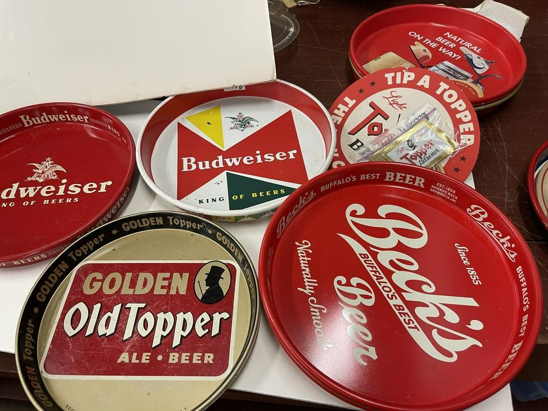 10 Beer Trays incl. Budweiser, Topper, etc (1 of 3)