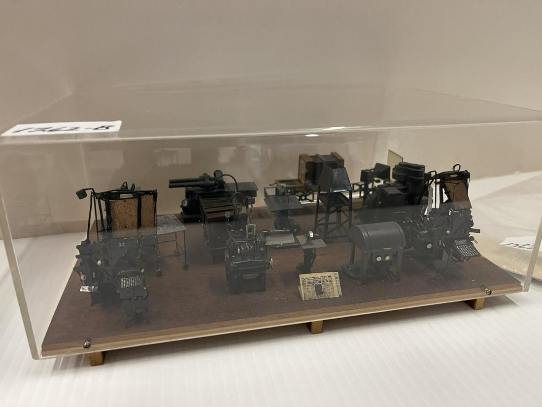 Very Unusual Miniature Printing Press Shop (1 of 5)