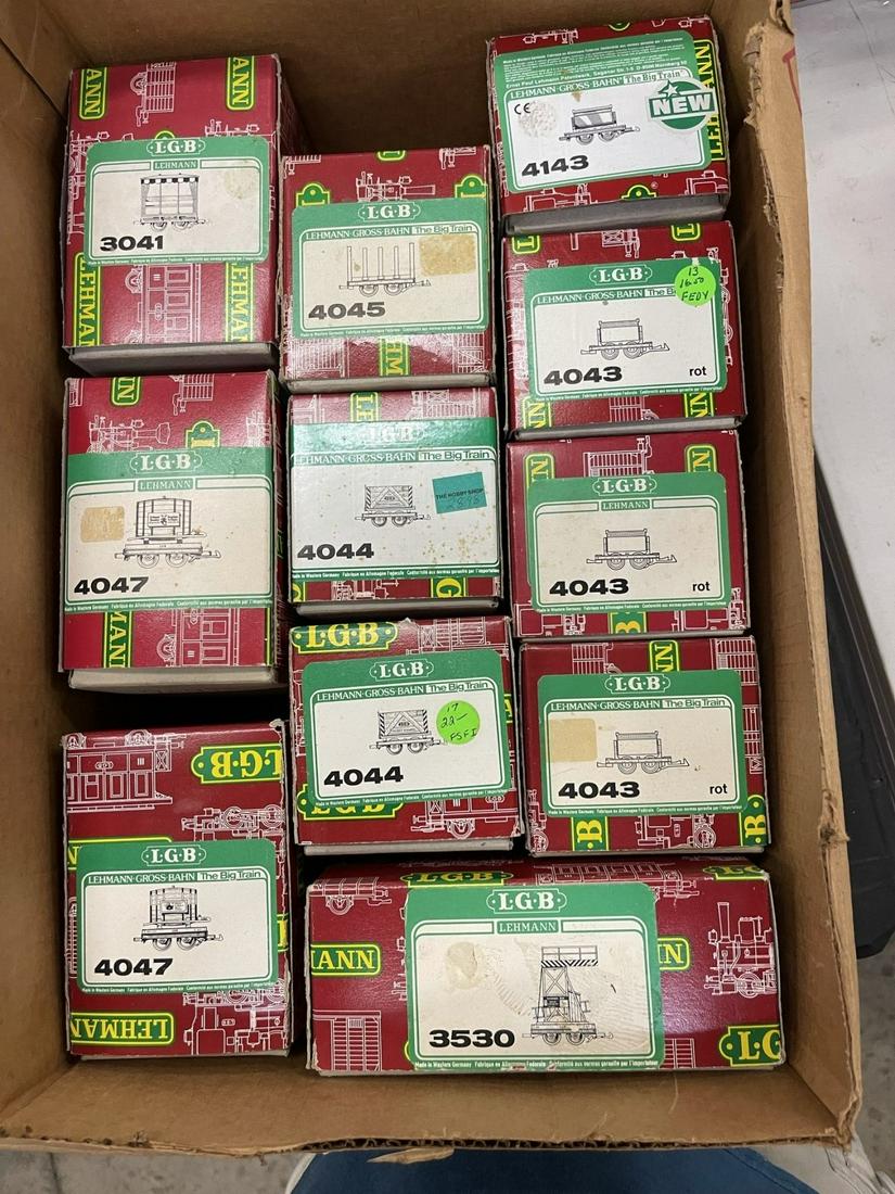 Lot of LGB Train Cars (1 of 1)