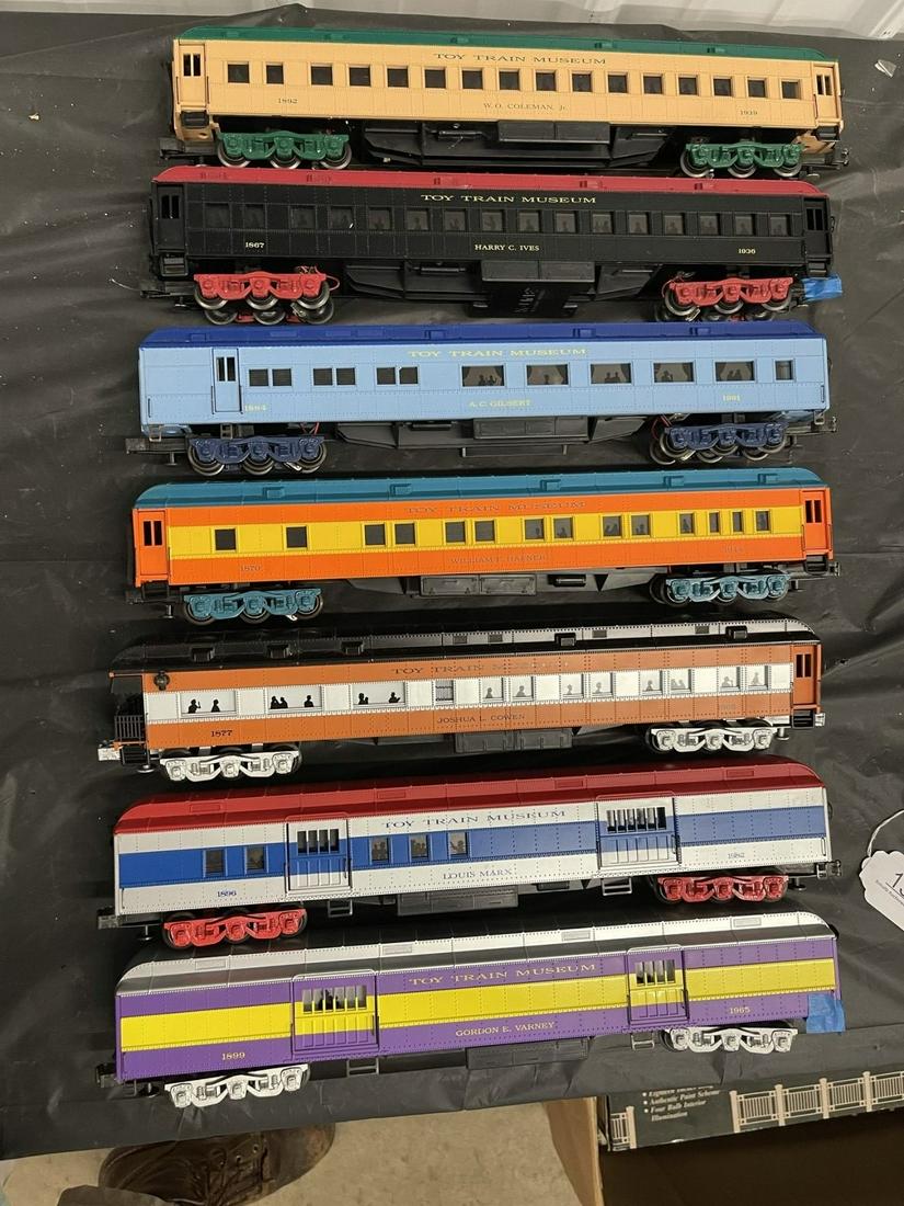 K-Line Trains Toy Train Museum Cars: K-Line Trains Toy Train Museum Cars 7 Total with original boxes -