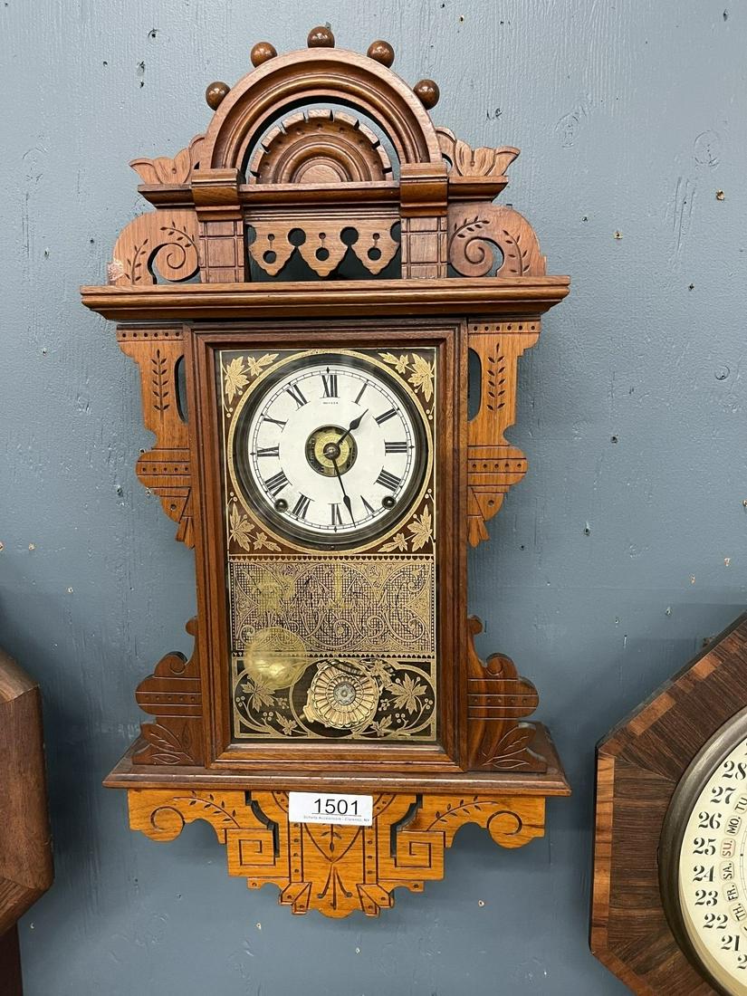 Seth Thomas Walnut Gingerbread Clock (1 of 2)