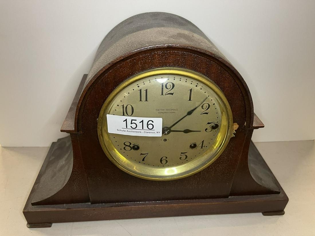 Seth Thomas Sonora Chime Clock with 5 Bells (1 of 6)