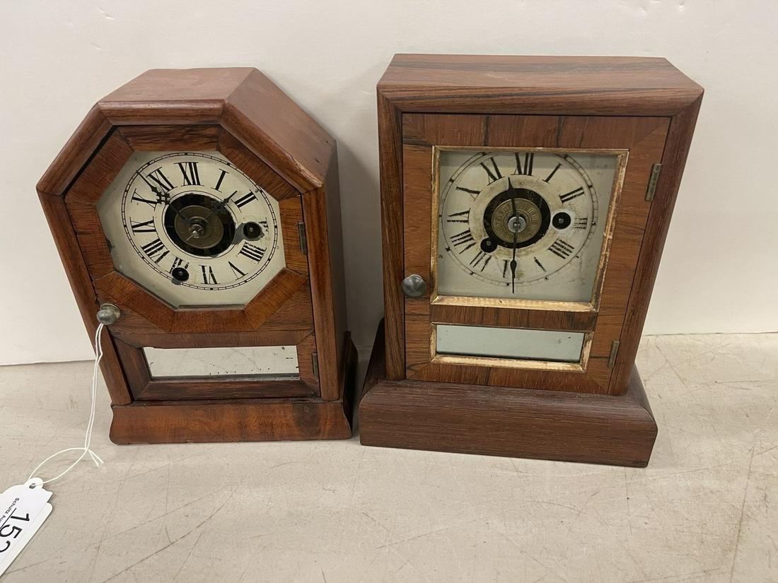 2 Small Cottage Clocks incl 1 by Seth Thomas (1 of 5)