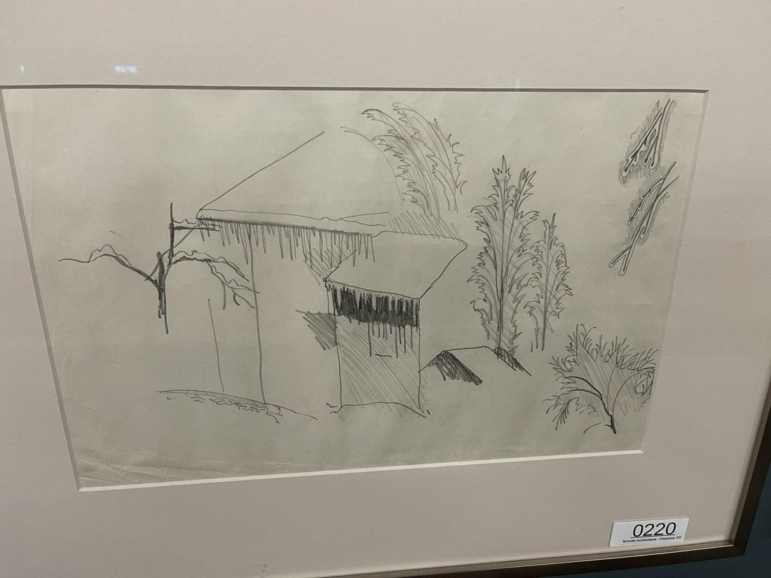 Drawing by Charles Burchfield (1 of 3)