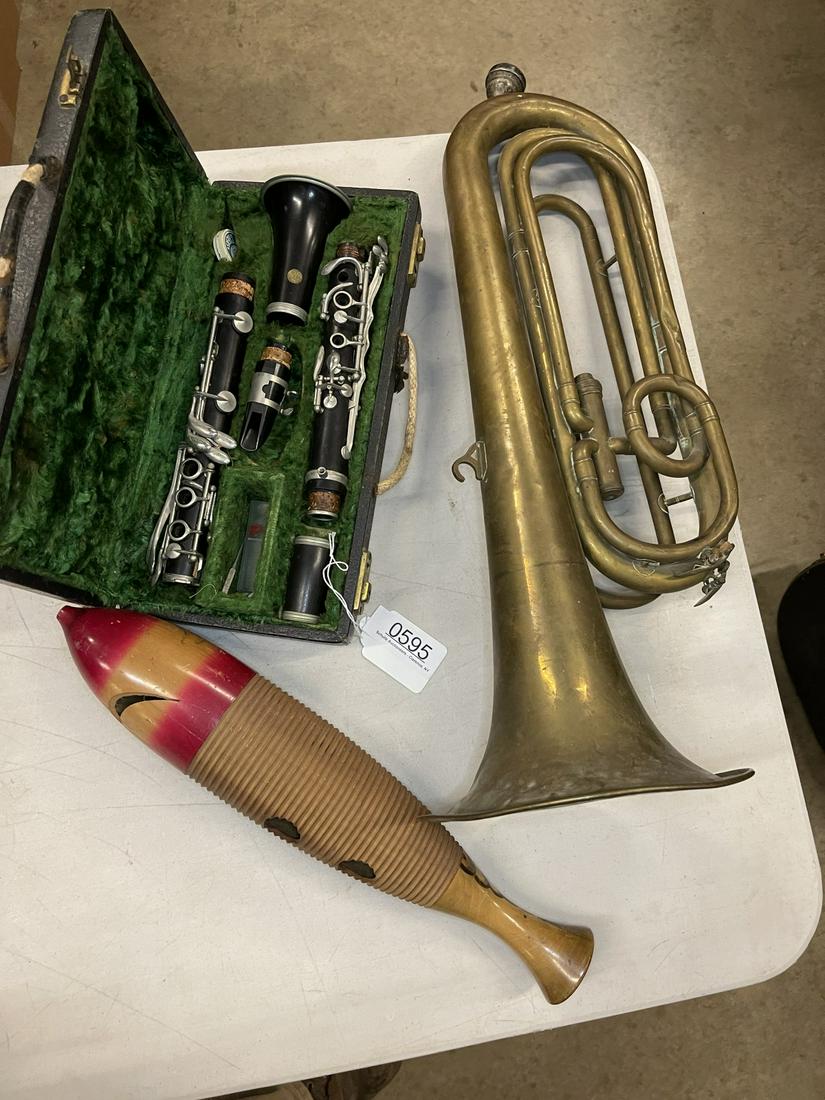 Conn Clarinet, Mages Horn, Wood Percussion Piece (1 of 6)