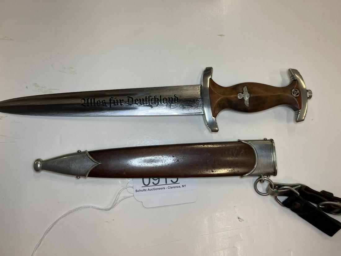 German WWII SA Dagger by F & A Helbig: German WWII SA Dagger by F & A Helbig, with hanger -