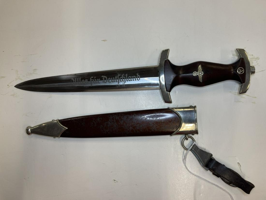 German WWII SA Dagger by C. D. Schaaff: German WWII SA Dagger by C. D. Schaaff, with hanger -