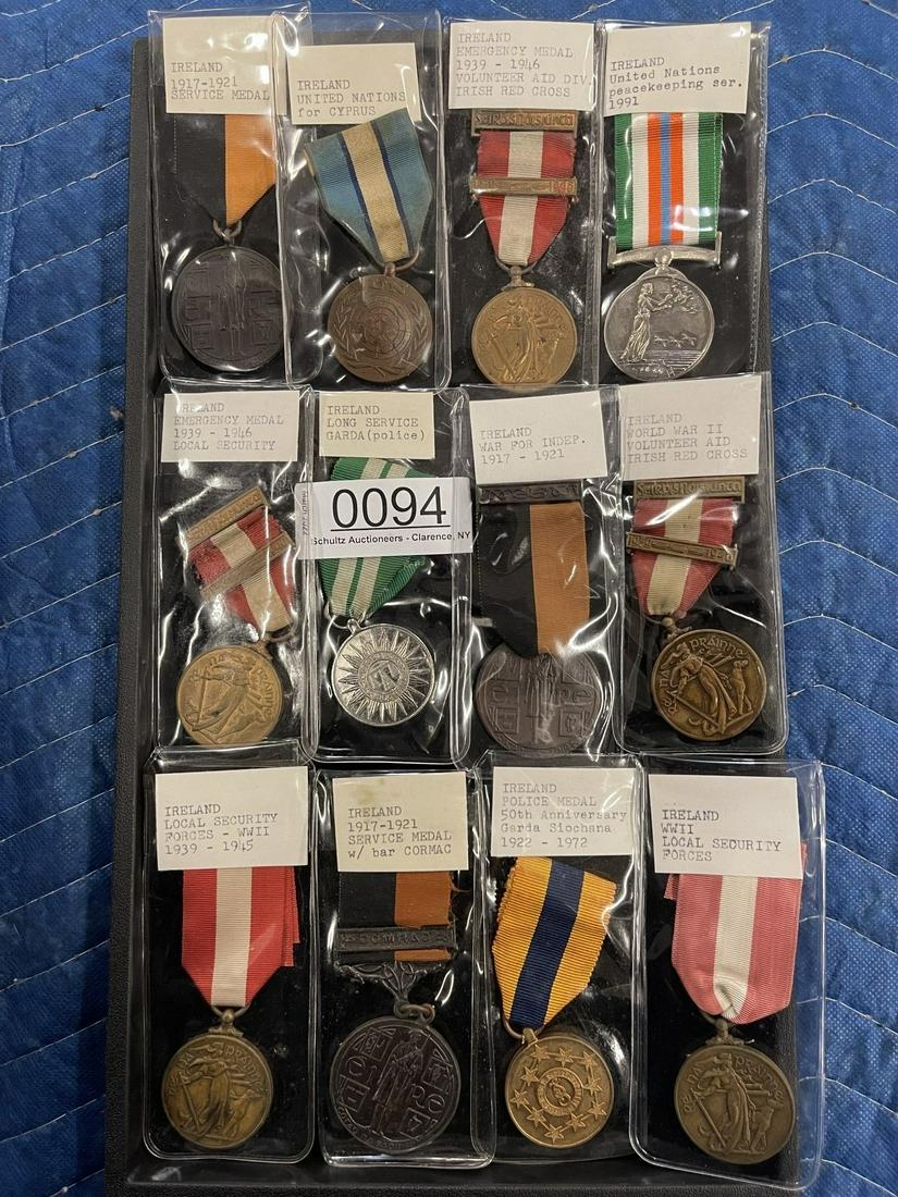Group of Ireland Military Medals: Group of Ireland Military Medals incl. Ireland United Nations for Cyprus, Ireland Service Medal 1917-1921, etc. -