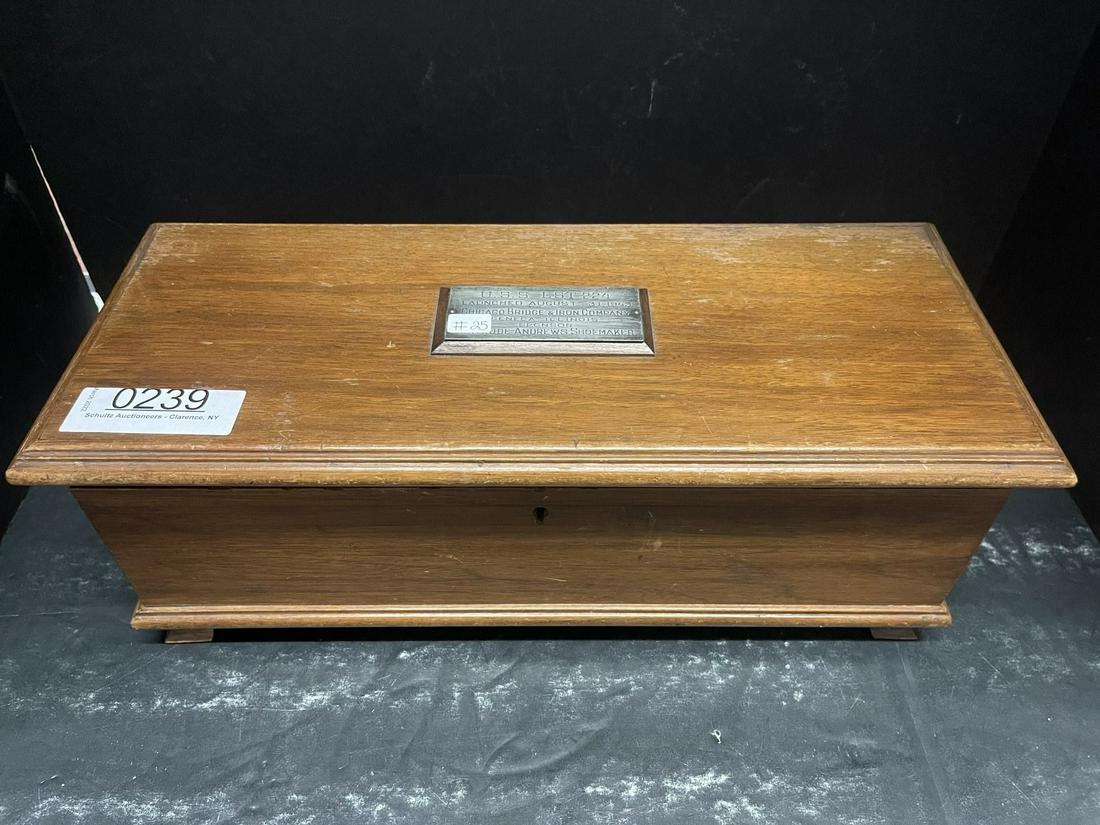 USS LST 224 Landing Ship Presentation Box: USS LST 224 Landing Ship Presentation Box - approx 6"h x 16.5" w x 7" d
