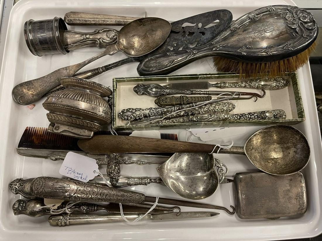 Mixed Group of Silver Handled Items etc (1 of 7)