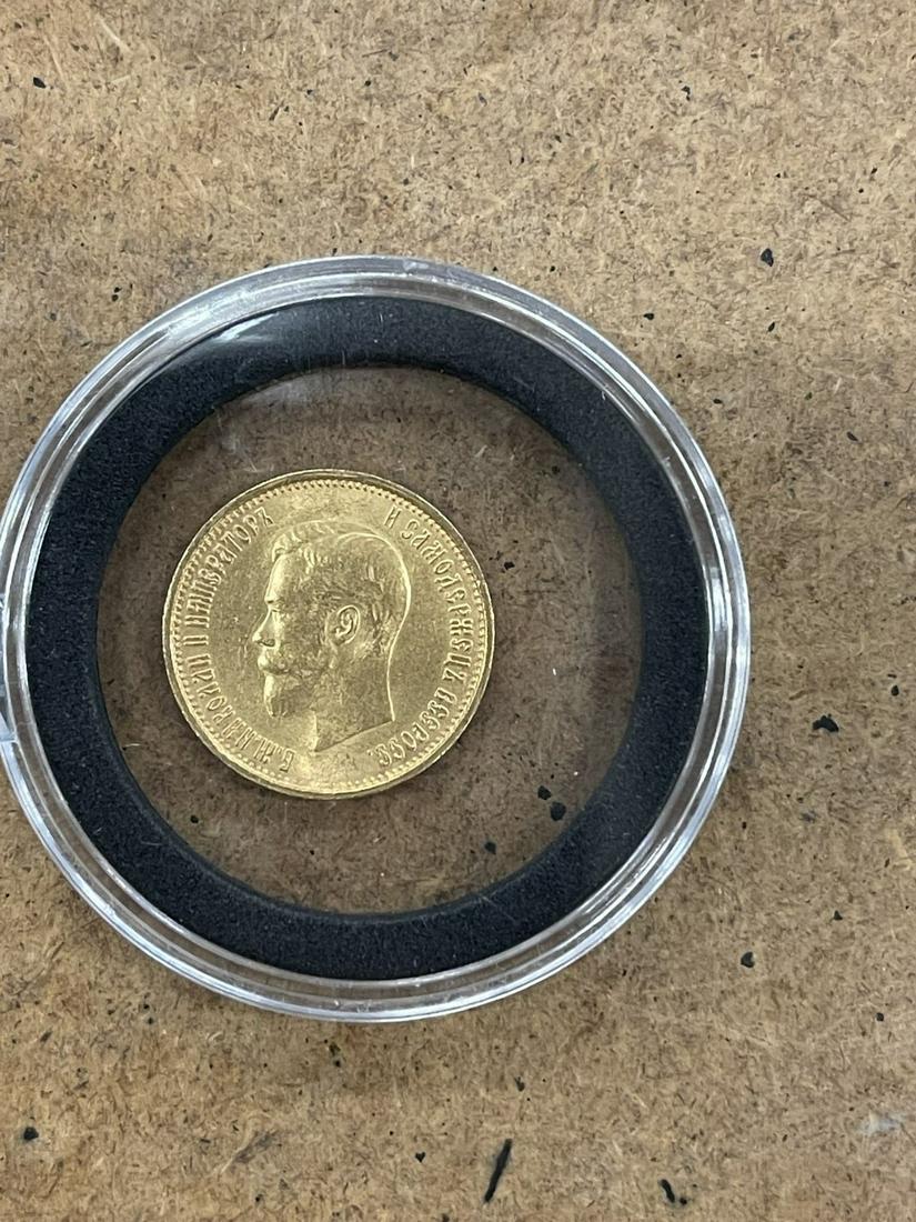 Foreign Gold Coin Marked 10 Pygreh? 1899 (1 of 5)