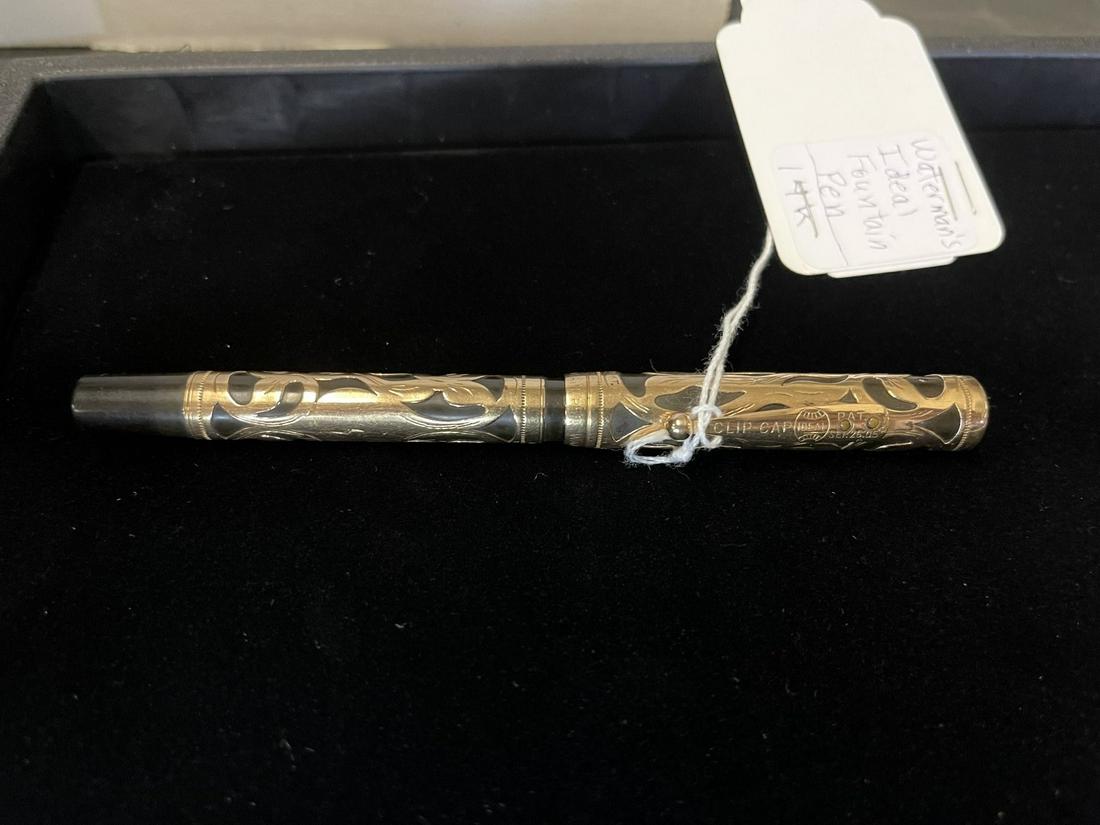 Waterman's Ideal Fountain Pen w/ 14k Gold: Waterman's Ideal Fountain Pen w/ 14k Gold -