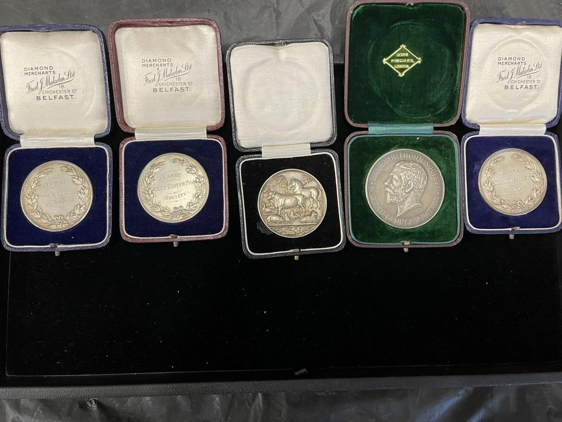 5 Medal Coin Awards incl. The Shorthorn Society (1 of 5)