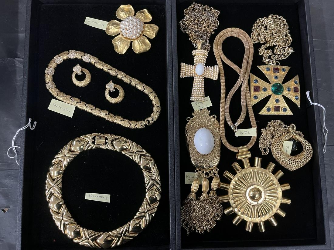 Group of Costume Jewelry incl. Givenchy: Group of Costume Jewelry incl. Givenchy, Vogue, etc -